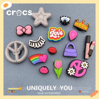 2023 Novo Croc jibbitz Sapato Flor Divertido Desenho Animado DIY Fivela De Charme Buraco Chinelos De Decorativos Acessórios