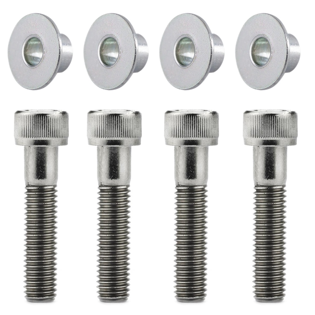 Kit 4 coxim parafusos inox buchas fixação paralama dianteiro YBR125 Factor YBR150 Factor YS150 Fazer