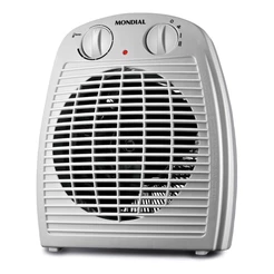 Aquecedor de Ar eletrico Mondial A-08 Termoventilação 1500W 127V e 220V
