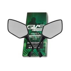 Retrovisor Xre 300 Gvs Haste Fixa GS Lente Plana Rosca Honda