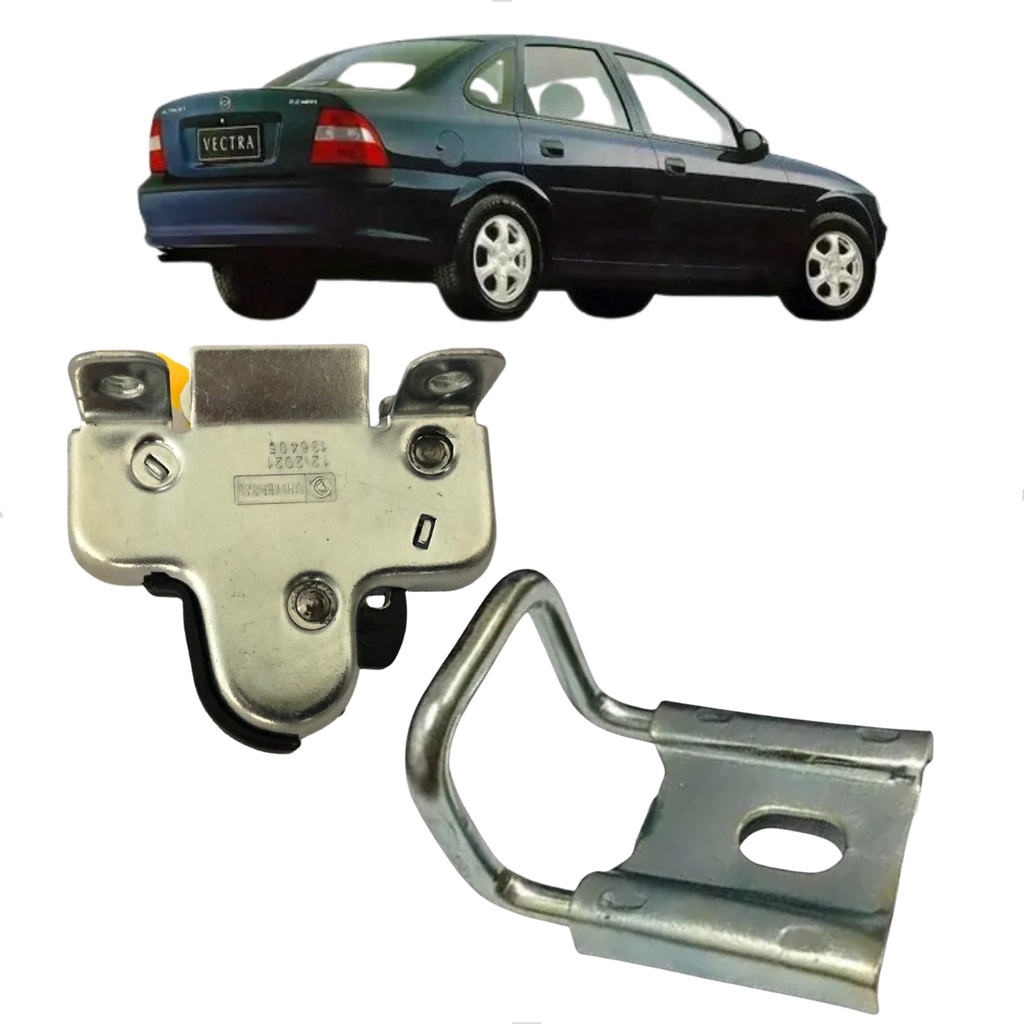 Kit Fechadura E Batente Tampa Porta Malas Vectra 1997 A 2005