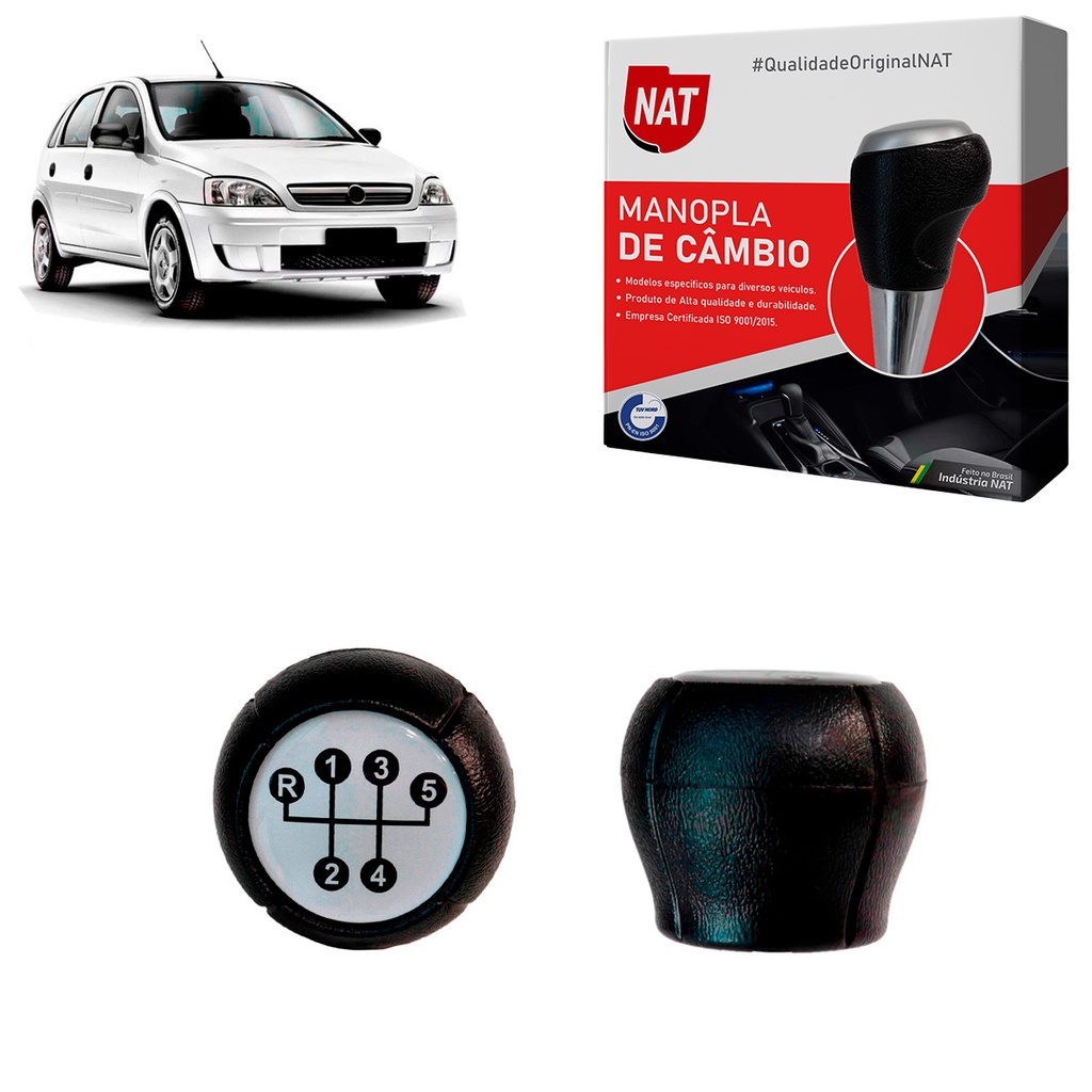 Manopla de Câmbio Corsa Ano 2000 Até 2012 C/ 5 Marchas em Oferta na Shopee