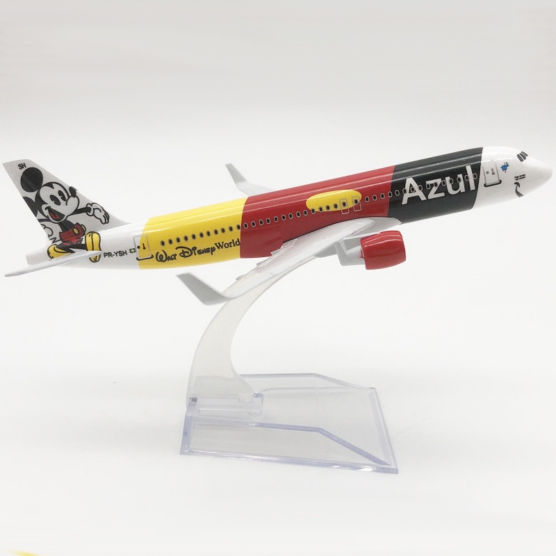 Modelo De Aeronave De Liga Leve De 16cm , Máquina Colorida , mouse , Fabricante A320 Venda Direta , Exibição Estática De Coleções De Aviação De Brinquedos