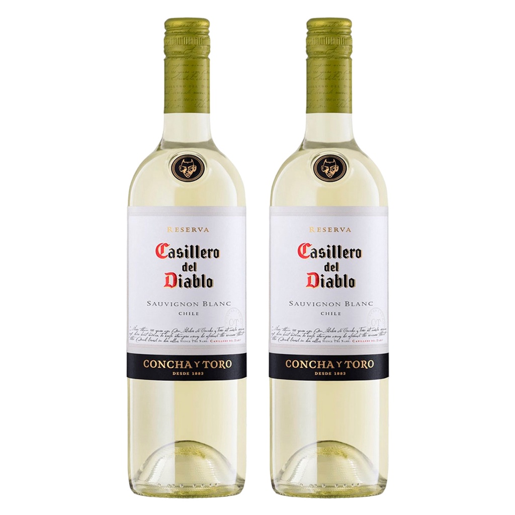 Kit 2 Vinhos Casillero Del Diablo Sauvignon Blanc 750ML