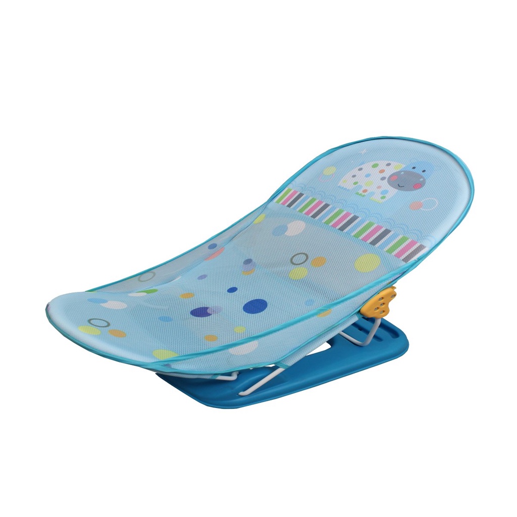 Cadeirinha Banheira Retrátil e Dobrável 9KG Azul C/ Encosto