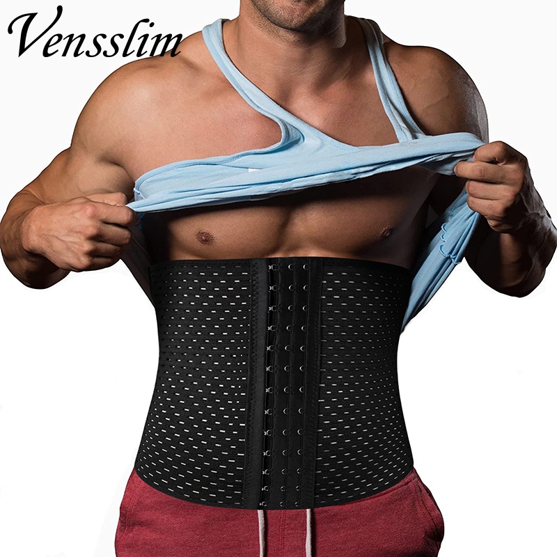 Venslim Emagrecimento Corpo Shaper Espartilho Masculino Cintura Trainer Barriga Trimmer Para Perda De Peso Abdômen Shape