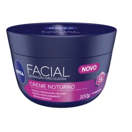 Creme Facial Creme Noturno Nivea, 100g