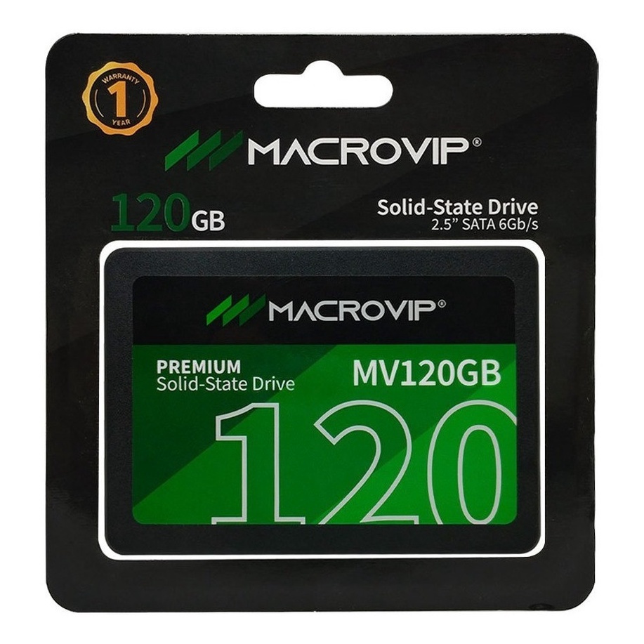Hd Ssd 120gb Macrovip  2.5 Sata 3 6gbs Ssd Para Notebook Pc  Mv120gb Ean:7792884218666