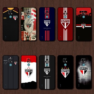 Caso Para Motorola Moto E7 G 5G Plus LH47 São Paulo Futebol Clube Telefônico