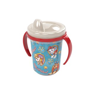 Caneca de Transição 280 Ml Azul Patrulha Canina Plasútil