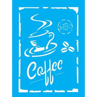STENCIL COFFE 15x20 OPA 1753