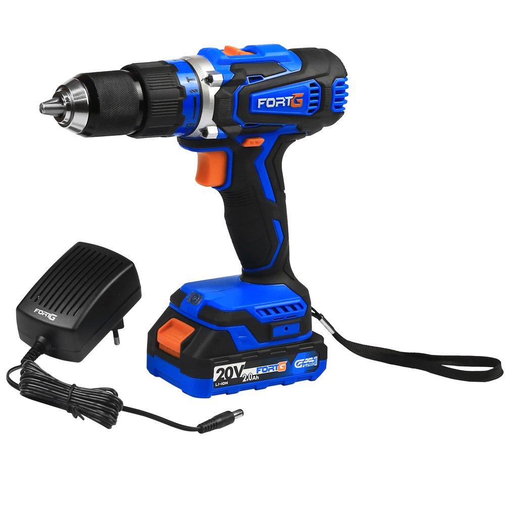 Furadeira Parafusadeira de Impacto 1/2 Pol. 20V Bivolt Fortg em Oferta na Shopee