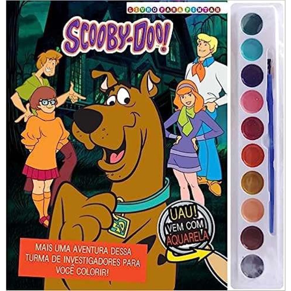 Livro para Pintar com Aquarela Scooby-Doo!