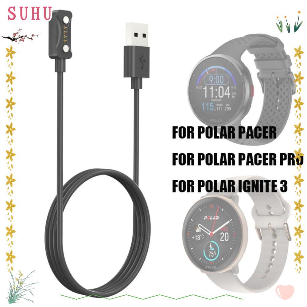 SUHU Carregador Smartwatch Acessórios Para Relógios Portáteis Estação De Carregamento Esportivo Polar Pacer/ignite 3