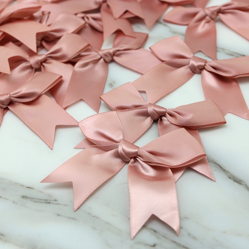 (20 Peças) 1 Polegada Laços De Fita Rosa Fresca Decoração De Faixa De Cabeça Infantil Fitas De Tamanho Pequeno Arco Flor