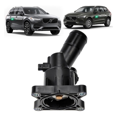 Carcaça de Válvula Termostática Volvo V60 XC60 V40 V70 XC90 2.0 Turbo 2013 a 2019 Novo