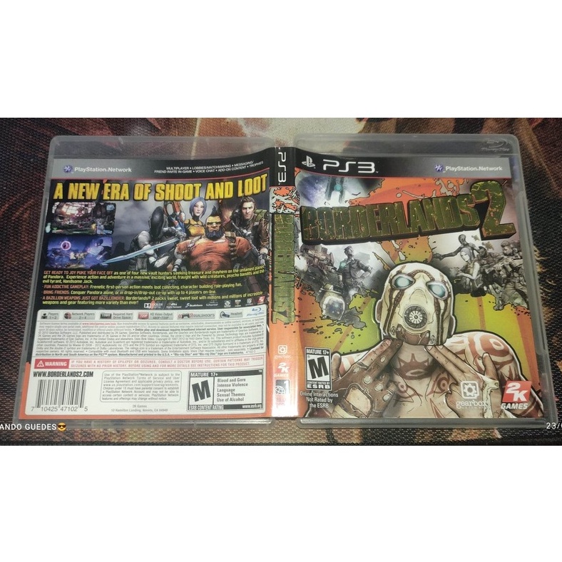 Jogo Borderlands 2  PS3 Mídia Física!