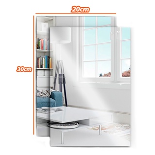 Kit 1/2 Espelhos Placa 30x20cm Adesivo Acrílico Retangular Decorativo Sala Banheiro Oferta  Kolling Sell em Oferta na Shopee