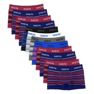 Kit 12 Cueca Box Men Adulto Estampa Sortida
