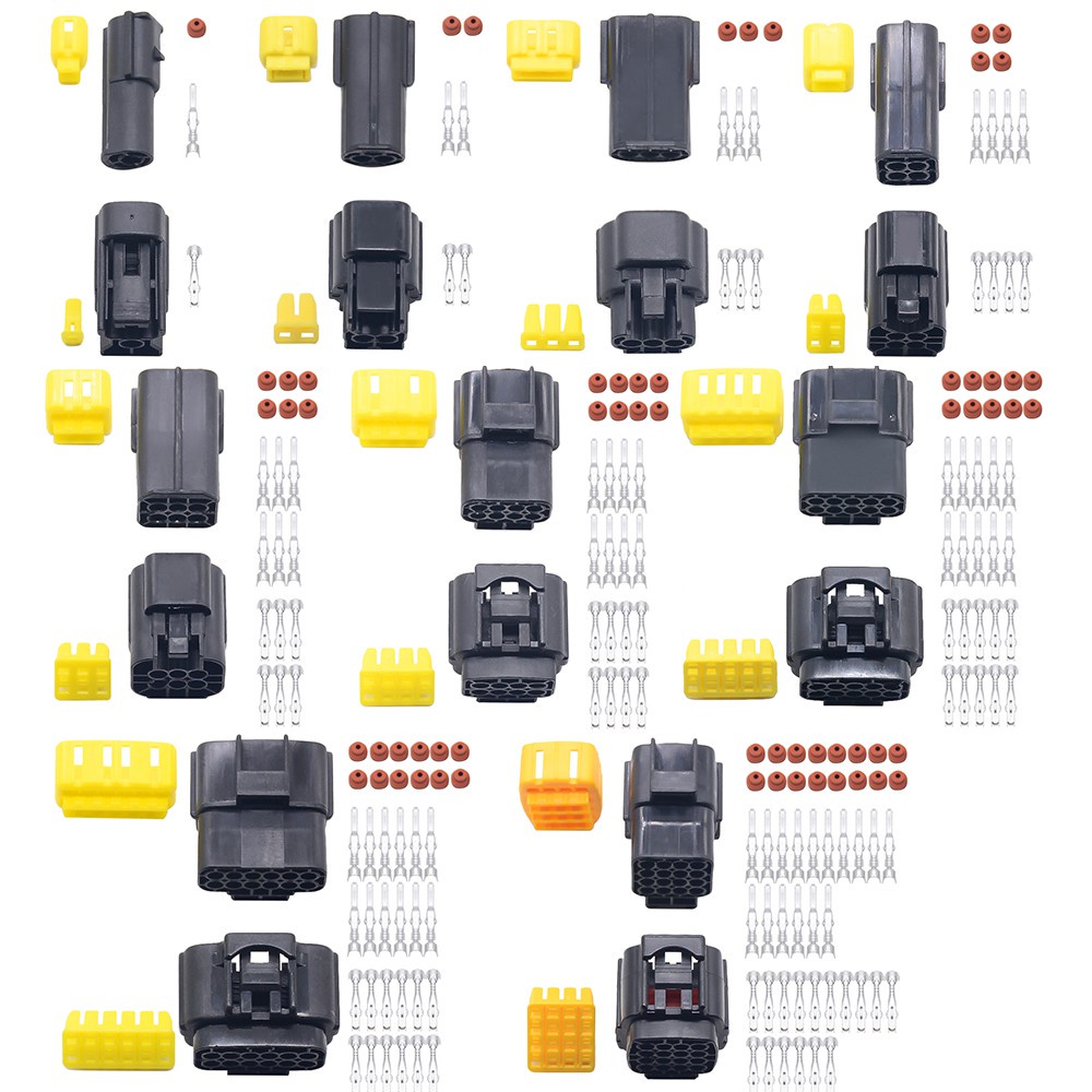 1 jogos 2/3/4/6/8/10 Caminho do pino Conector de fio impermeável Plug Carro Selado Conjunto Elétrico Truck conectar