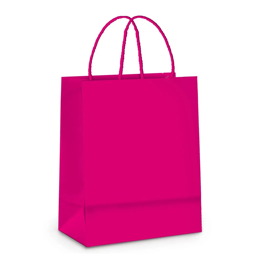 Sacola de Papel P Pink - 21,5x15x8cm - 10 unidades - Cromus - Rizzo - Stationery