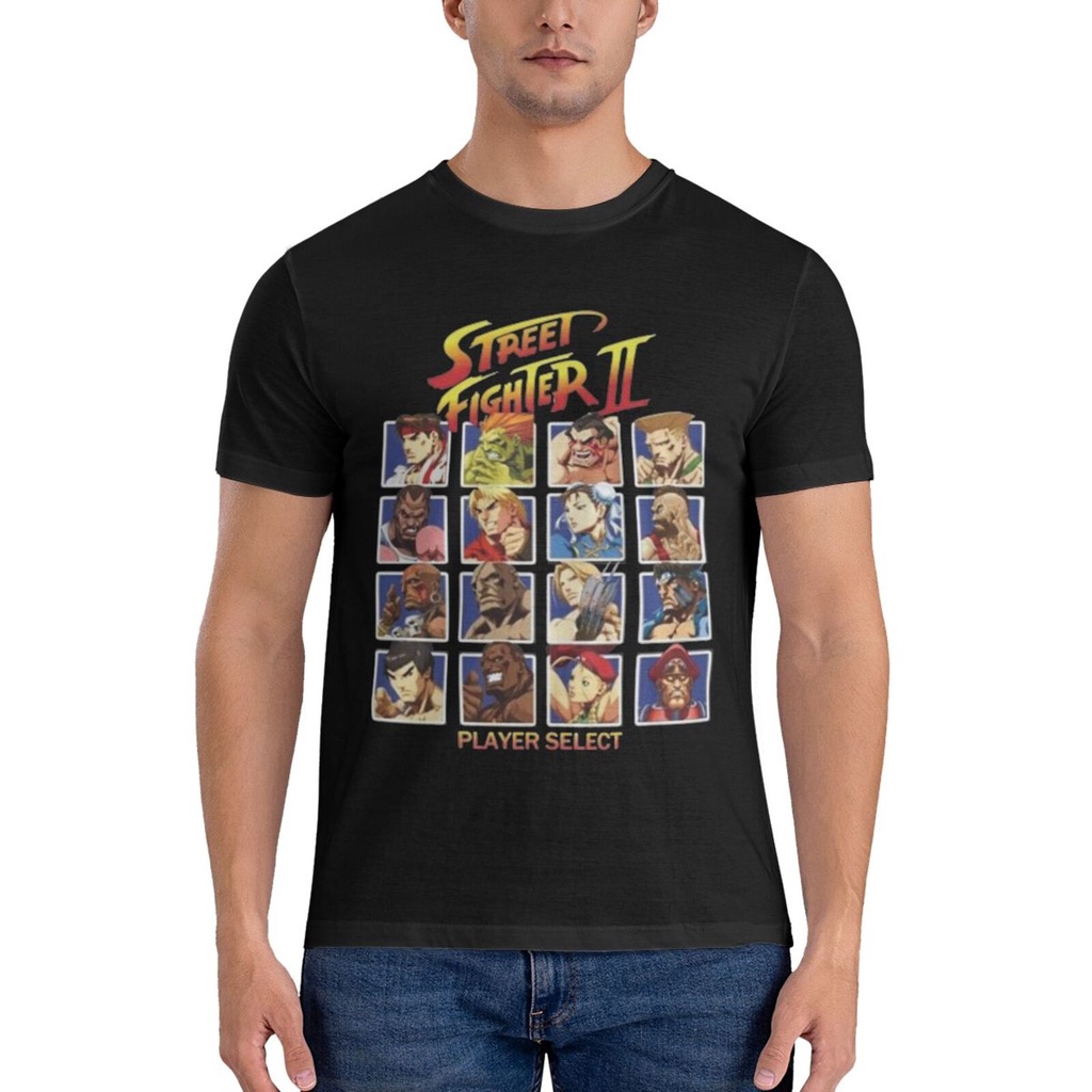 Street Fighter 2Hot Venda Tee Gráfica