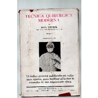/Técnica Quirúrgica Moderna de Max Thorek