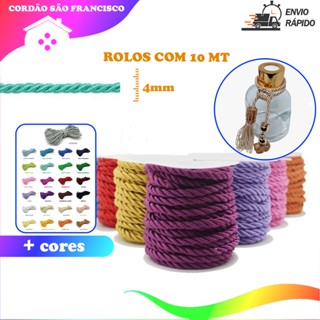 Cordao Sao Francisco - 04mm - Rolo C/10 Metros em Oferta na Shopee