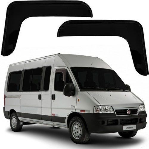 Calha De Chuva Defletor Fiat Ducato 1997 1998 1999 2000 A 2017 2 Portas Fumê Ecoflex 50.011A
