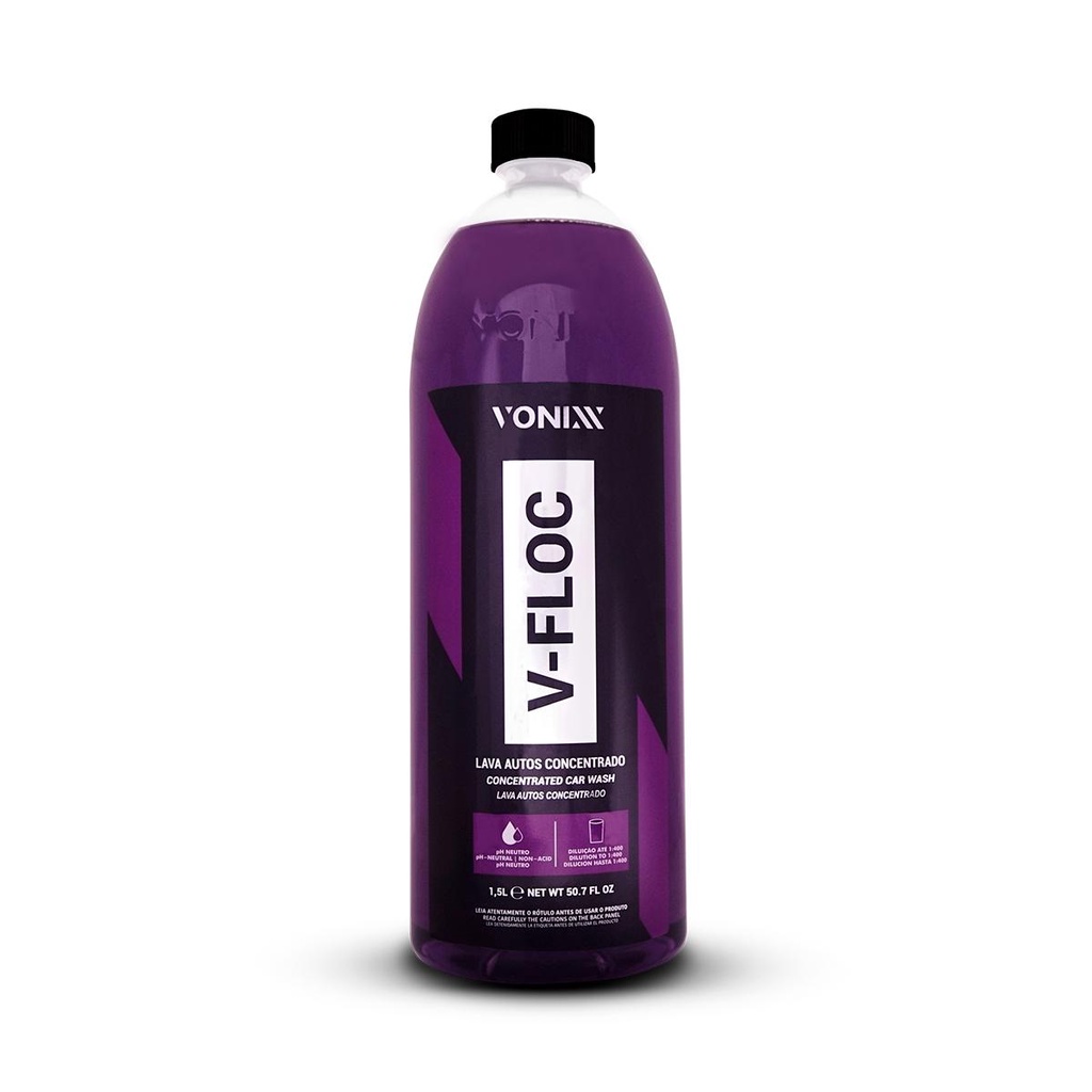 Shampoo Automotivo Lava Auto Concentrado V-floc 1,5 L Vonixx Rende Ate 600 Litros