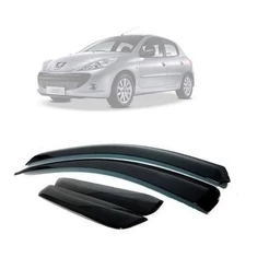 Calha de Chuva Defletor Peugeot 207 Todos 4 Portas Ecoflex