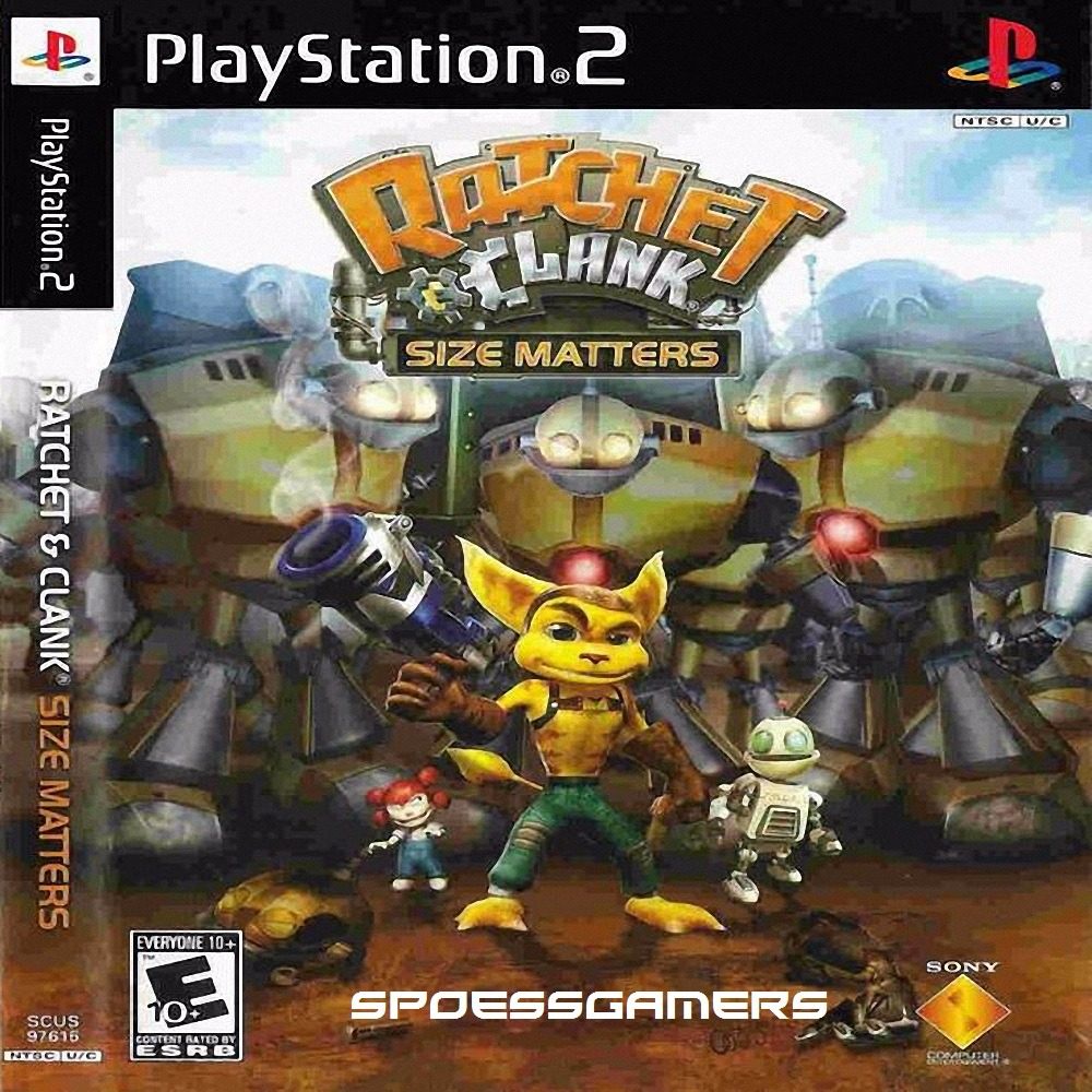 Jogo Ps 2 Ratchet & Clank 5 Size Matters Desbloqueado