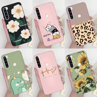 Para Xiaomi Redmi Note 8 8T Capa De Dinossauro Gato Bonitinho Traseira Note8 Ultrathin Macia De Silicone Note8T 8 T Colorida