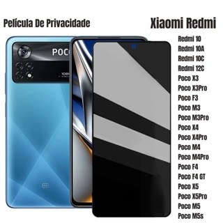 Película Vidro 3D Privacidade Anti Spy Tela Para Xiaomi Mi Redmi Note 11 12 4G 11s/11I 10/10s/10C/10A 12C 5G Prime 9/9s 9a 9c 9t 9i Pro Plus Not 8 /8Pro/8T 7/7Pro Poco C40 X3 Nfc M3 F3 X4 GT M4 F4 M5 em Oferta na Shopee