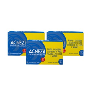 Sabonete Acnezil Barra Extrasecante Com 3 Caixas