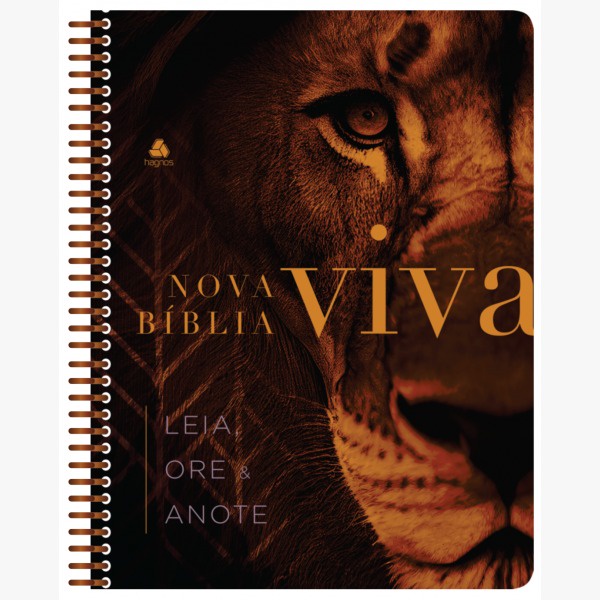 Nova Bíblia Viva Com Espaço para Anotação | Letra Normal | Capa Espiral | Leão Força e Poder em Oferta na Shopee