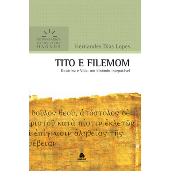 Tito e Filemon | Comentários Expositivo | Hernandes Dias Lopes em Oferta na Shopee