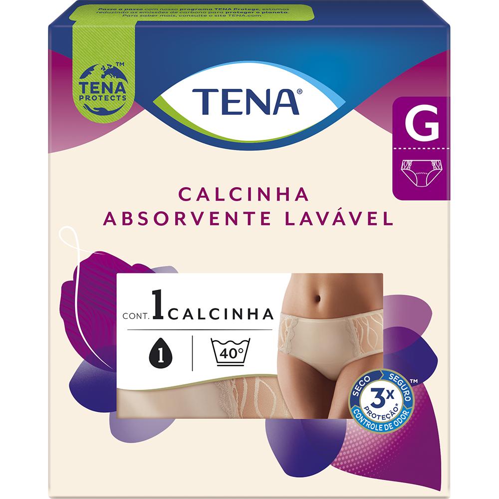 Calcinha Absorvente Para Incontinência Urinária Tena Nude G em Oferta na Shopee