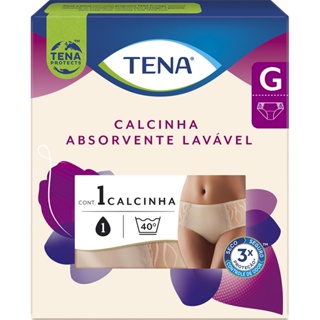 Calcinha Absorvente Para Incontinência Urinária Tena Nude G em Oferta na Shopee