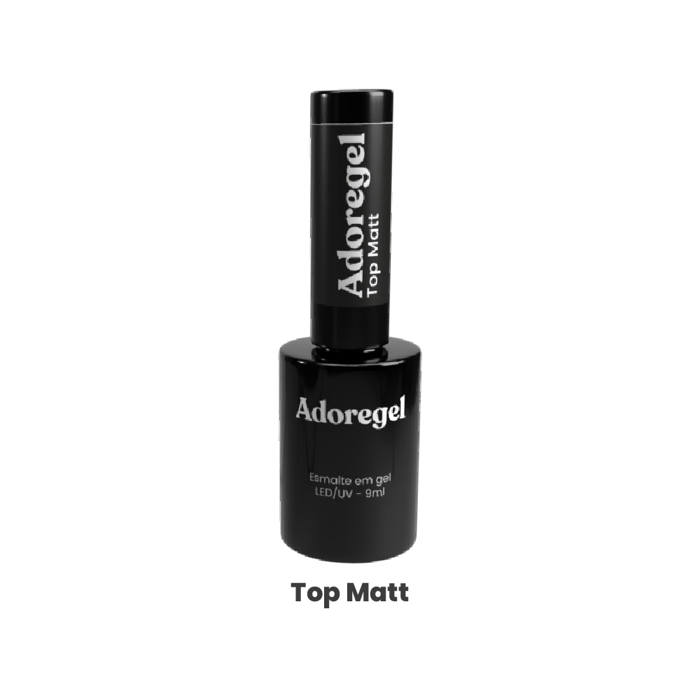 Finalizador Fosco Top Matt Led/UV Top Coat Fosco Adoregel 9ml - Adore Professional