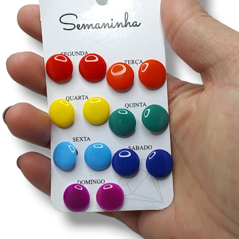 Brinco Botão Resina: Onde Comprar | BuscaProdutos