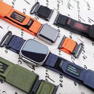 Bracelete De Nylon Para Relógio Apple Série 8 se 7 6 5 4 3 Esporte Fashion Bracelet Correa 49mm 40mm 41mm 45mm 38mm 44mm 42mm