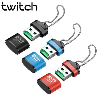 Twitch USB 2.0 Leitor De Cartões Micro SD/TF Mini Adaptador Para Card De Memória Celular De Alta Velocidade Notebook