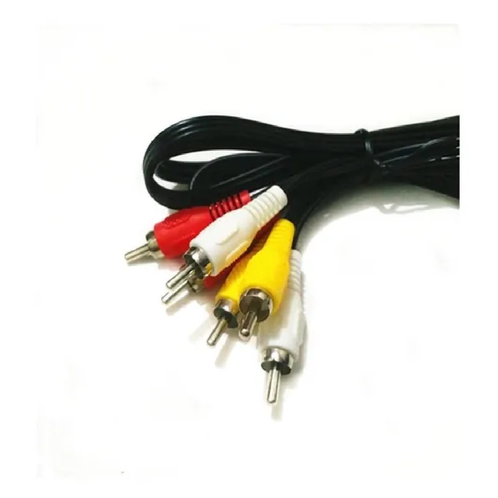 Cabo Audio/video Av, Rca 2m Macho Video Dvd Tv Lcd Led