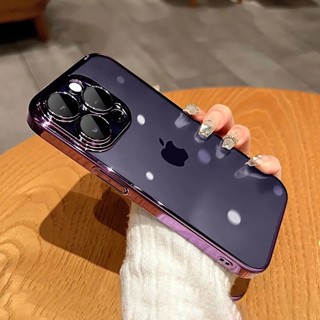 Novo Capa De Luxo De Alta Qualidade Para Revestimento Ultra Transparente iPhon 15 14 Pro 13 12 Max Telefone iPhone 13 12 11 Com Lente De Proteção Tudo Incluído PC Backplane