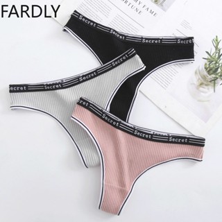 FARDLY Sexy Underwear for Women Panties Calcinha De Algodão Carta Fio Dental Confortável g String intimates