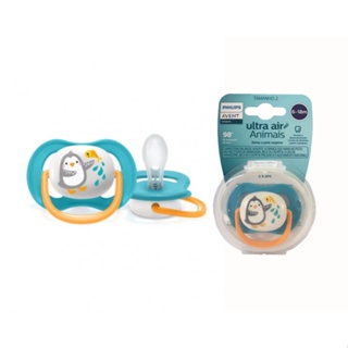 Chupeta Ultra Air Pinguim 6-18m Philips Avent Decorada em Oferta na Shopee