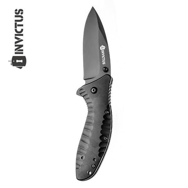 Canivete Invictus Rapid Total Black Compacto