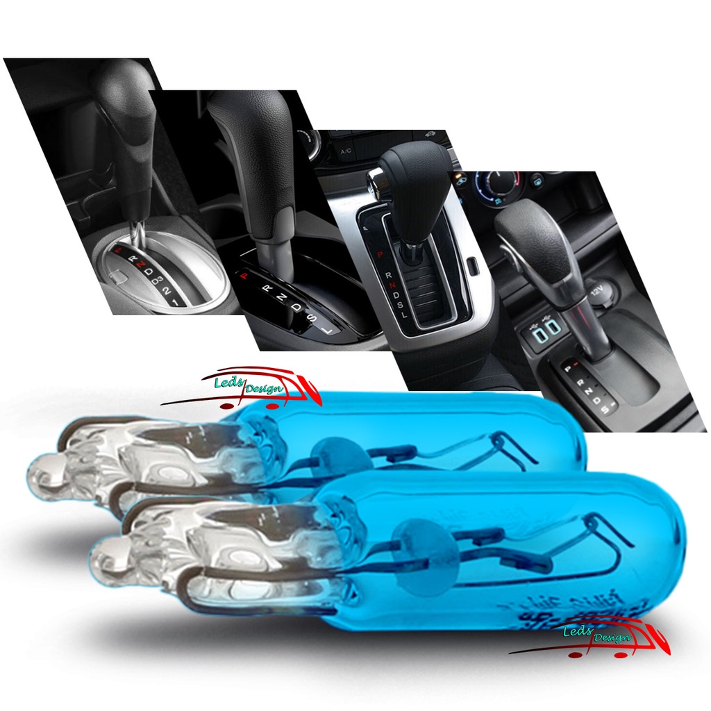 2 Lâmpada Indicador Alavanca Câmbio Automático Honda Azul Turquesa Civic Fit City CR-V HR-V Accord
