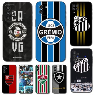 Capa Para Samsung Galaxy A04 4G A14 A34 A54 5G Soft Silicon Phone Preta tpu Brasil Clube De Futebol